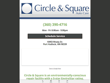 Tablet Screenshot of circleandsquare.com